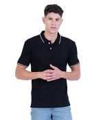 Wemyc Men's Cotton Rich Solid Polo T-Shirt Regular Fit Combo - Image 2