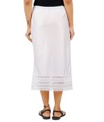 White Half Slip Long Underskirt - Image 3