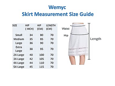 300x300 (25) Half Slip Long Underskirt Undergarments Slip l Soft Satin Skirt Dress Extender for Women - Image 5