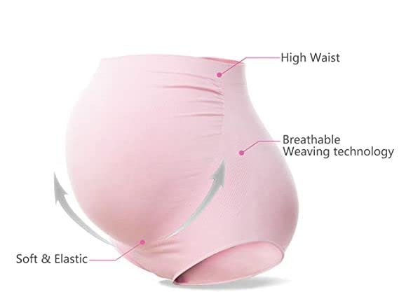 300x300 (37) Wemyc Pregnancy Panty | High Waist Maternity Panties for Women | Over-The-Belly underwear | Full Coverage | Soft Comfy Stretchable Cotton - Image 2