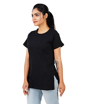 300x300 (60) Regular Fit T Shirt -Black - Image 3