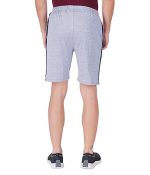 Wemyc Men's Cotton Blend Regular-Fit Plain Shorts | Expandable Elastic Waist Shorts with 2 Pockets | Stretchable Sports Wear Trouser for Men - Image 3