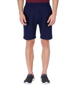 Wemyc Men's Cotton Blend Regular-Fit Plain Shorts | Expandable Elastic Waist Shorts with 2 Pockets | Stretchable Sports Wear Trouser for Men - Image 4