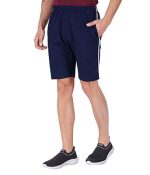 Wemyc Men's Cotton Blend Regular-Fit Plain Shorts | Expandable Elastic Waist Shorts with 2 Pockets | Stretchable Sports Wear Trouser for Men - Image 6