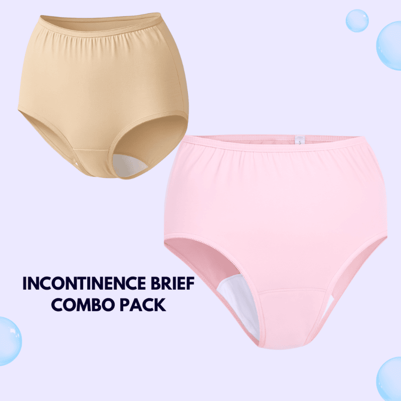 600x600 (1) Pink Beige Incontinence Brief Compo - Image 1