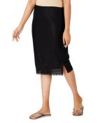 Half Slip Long Underskirt Undergarments Slip l Soft Satin Skirt Dress Extender for Women