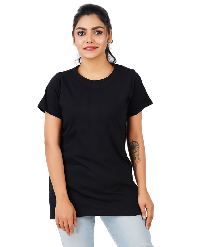 600x600 (21) Regular Fit T Shirt -Black - Image 1