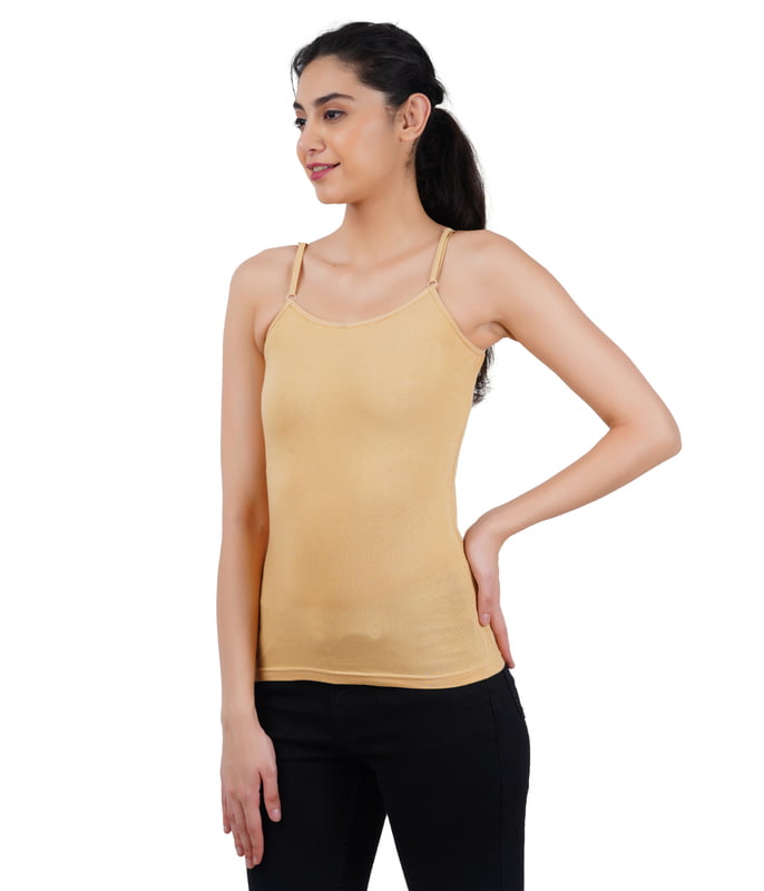 600x600 (48) Copy of Camisole /Tank Top / Slips - Beige - Image 2